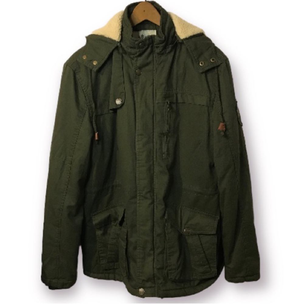 WENVEN GREEN ARMY STYLE JACKET. GREAT QUALITY.